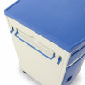 Тумбочка прикроватная Мед-Мос BLZ-016 ПТ-003Д из пластика цвет синий